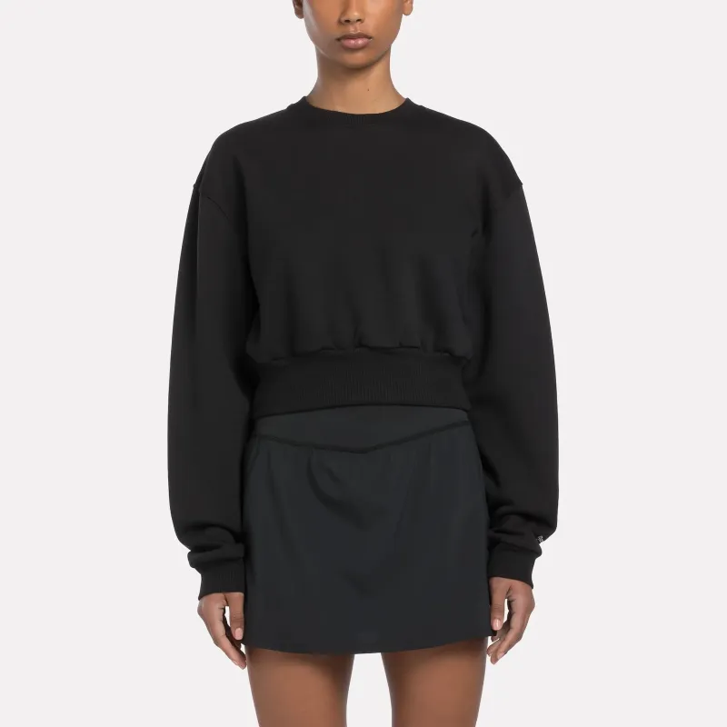 Reebok Classic Wardrobe Essentials Sweatshirt Sweatshirt Women's Black-1
