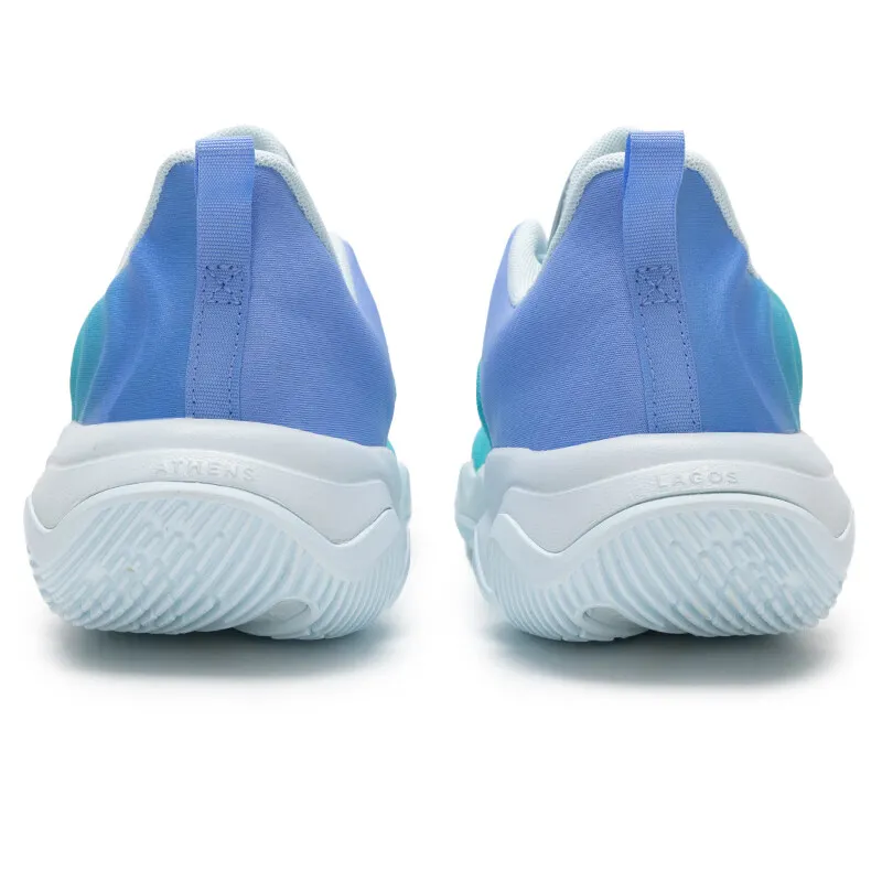 Nike Giannis Immortality Anti Slip Wear Resistant Low Top Children's Basketball Shoes Green/Blue/White Unisex-2