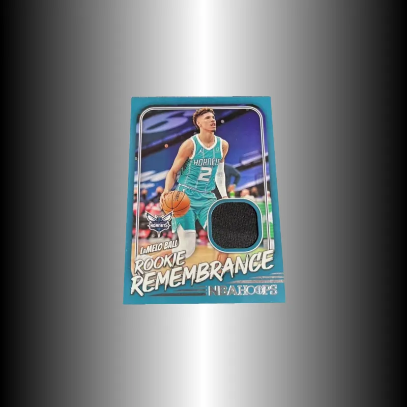 PANINI LaMelo Ball 22 23 Hornets Hoops Jersey Material Player Card Access Pass Sports Cards 1 Pc-2