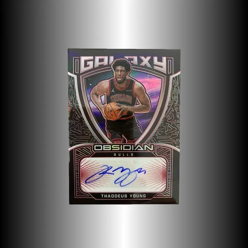 PANINI Tyrese Yang 2021 OBSIDIAN Bulls 3/5 Serial Signature Sticker Basketball Card Product Access Sports Cards 1 Pc-3