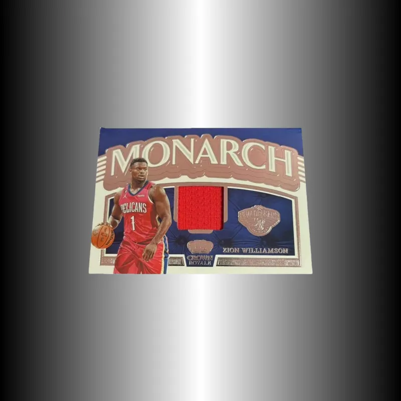 PANINI Zion Williamson 22 23 Pelicans Crowns Jerseys Materials Side Scrolling Cards Card Passes Sports Cards 1 Pc-2