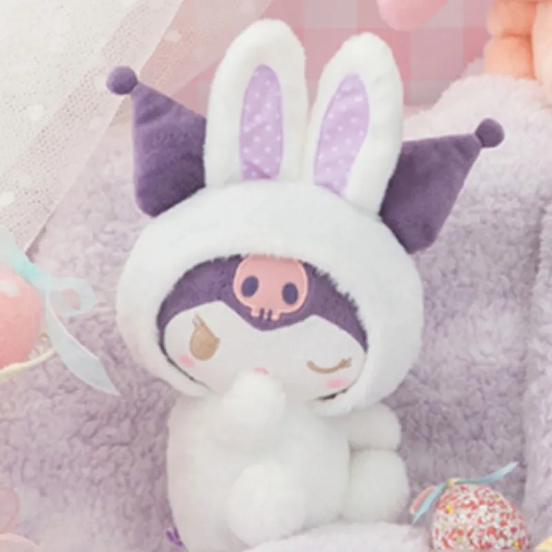 FURYU x Sanrio Friendly Kousasa Rabbit Dolls Plush Doll 16cm High-4