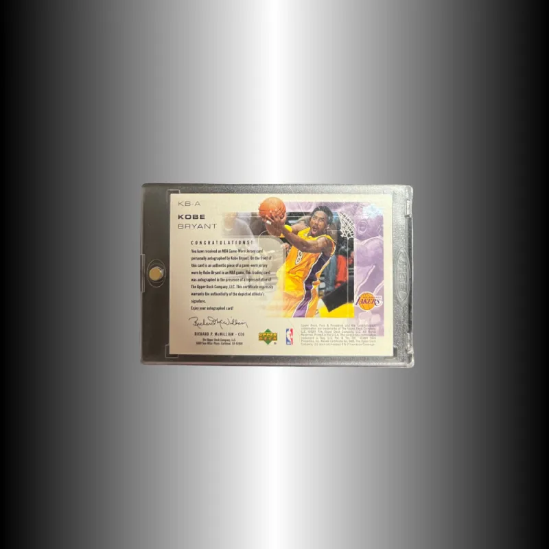UPPER DECK Upper Deck Kobe Bryant Signature Jersey Cut Player Card Product Pass Sports Cards 1 Pc-3