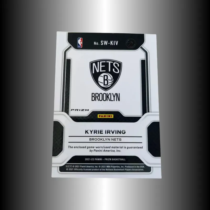 PANINI Kaylee Owen 21 22 Nets Prizm Jersey Material Orange Crush Ice Scattered Star Card Access Pass Sports Cards 1 Pc-3