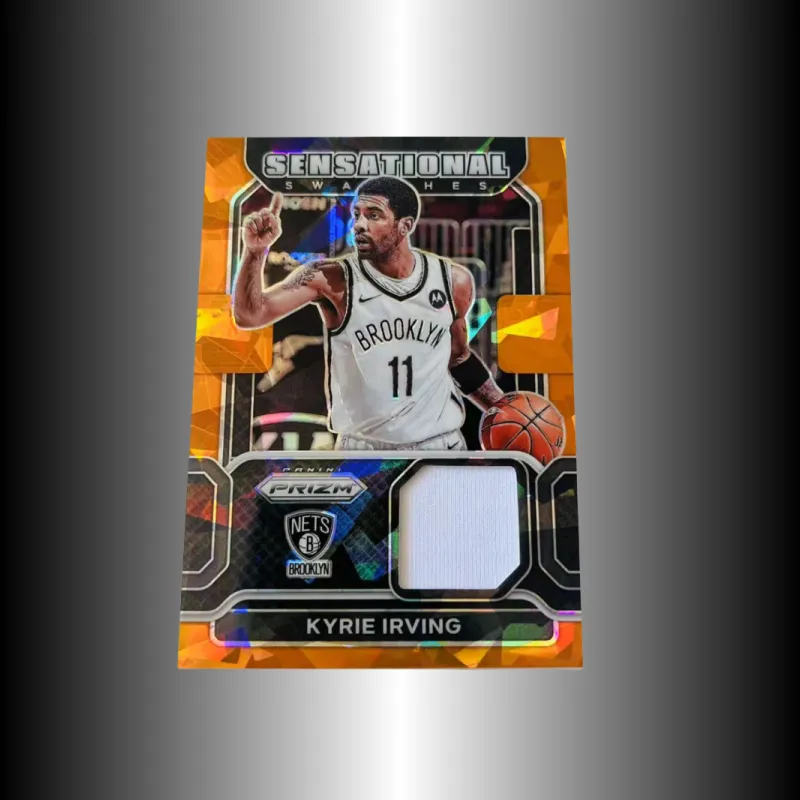 PANINI Kaylee Owen 21 22 Nets Prizm Jersey Material Orange Crush Ice Scattered Star Card Access Pass Sports Cards 1 Pc-2