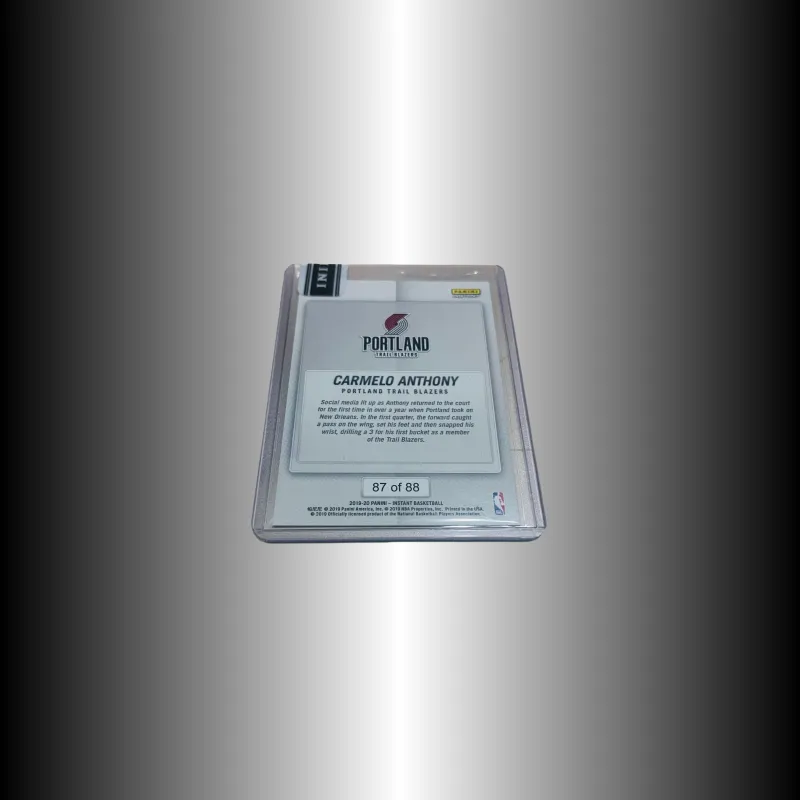 PANINI Carmelo Anthony Star Card Pass Through Sports Cards 1 Pc-3