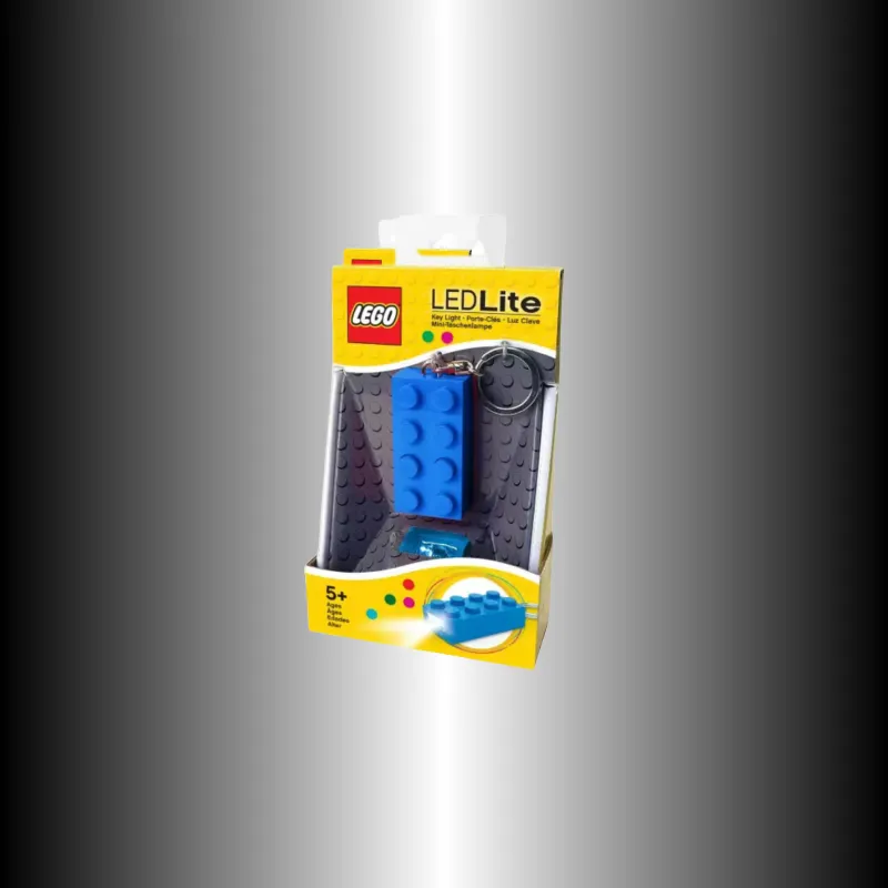 LEGO Brick Blue 2x4 L LED Light Building Blocks Block Keychain Building Blocks 0-300pcs LE-KE5B-1