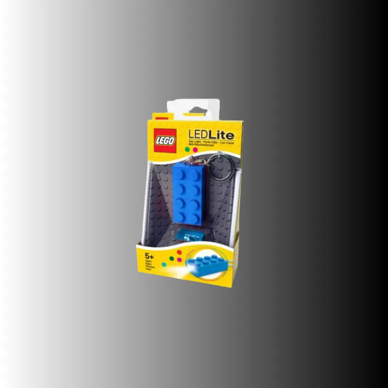 LEGO Brick Blue 2x4 L LED Light Building Blocks Block Keychain Building Blocks 0-300pcs LE-KE5B-2