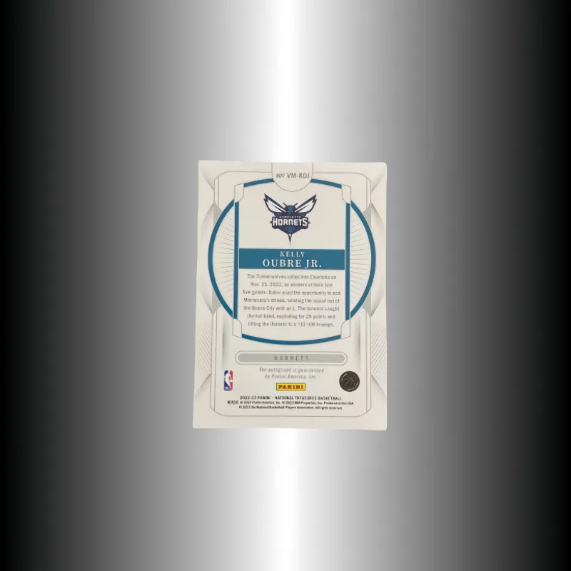 PANINI Kelly Oubre Jr. 2022 23 0 Panini National Treasures Hornets 25/25 Player Card Pass Sports Cards 1 Pc-3