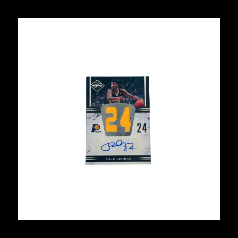 PANINI Paul George Signature 24 Jersey Cut Panini Remy Bell Pepper Hand-Signed Star Card Card Pass Sports Cards 1 Piece-2