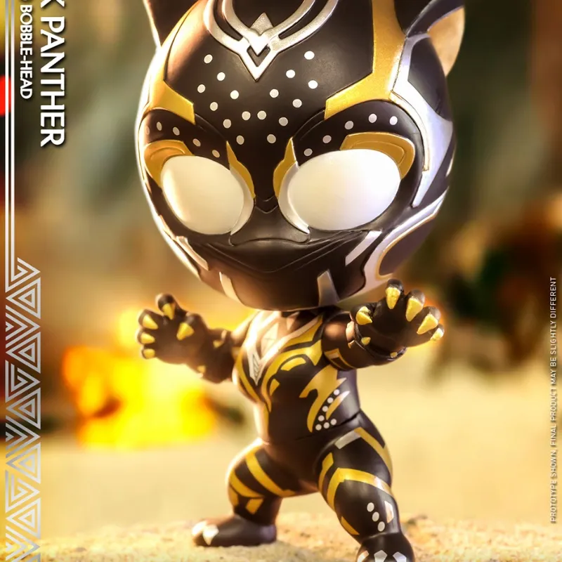 Hot Toys Black Panther Long Live Wakanda Black Panther Chibi Figures-1