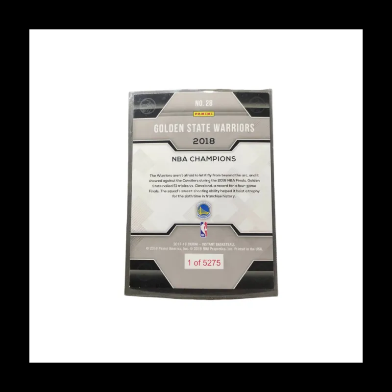 PANINI 2017 18 Player Card Warriors Championship Serial 1 Of 5275 Player Card Product Pass Sports Cards 1 Pc-3