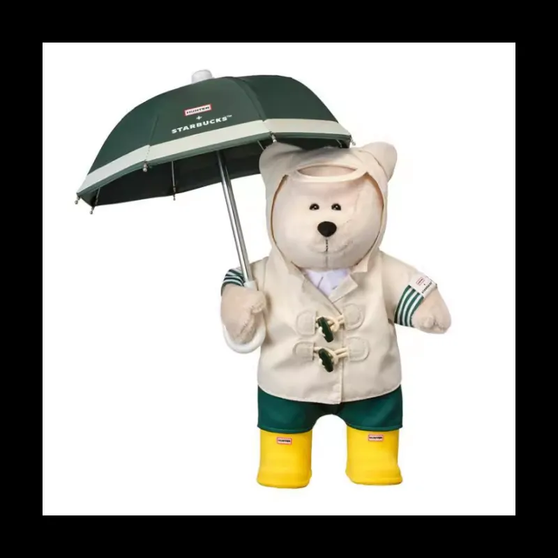 Starbucks x Hunter Bear Dolls Plush Doll Medium Size High-3