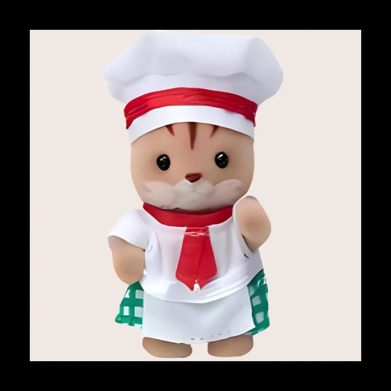 Sylvanian Families Limited Chef Collection Dolls Plush Doll Small Size High-3