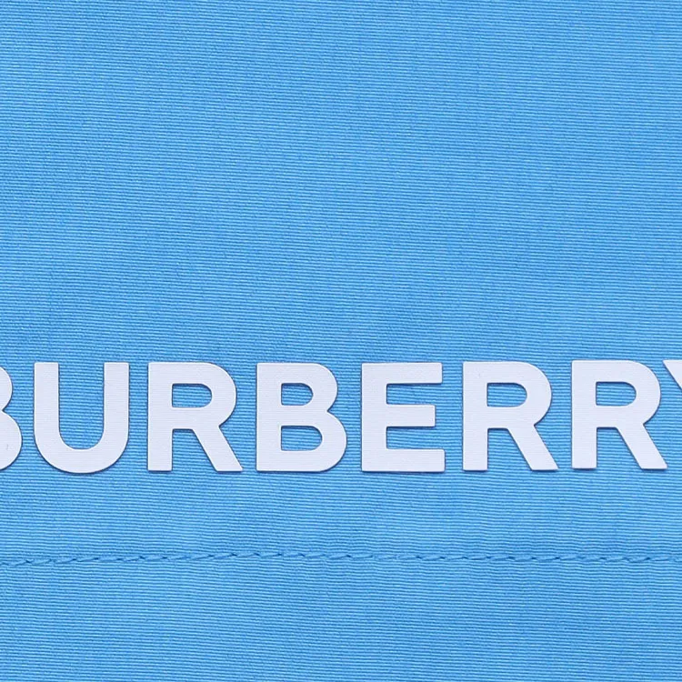 Burberry SS23 Casual Shorts Men's Vivid Blue Color 80655551-4