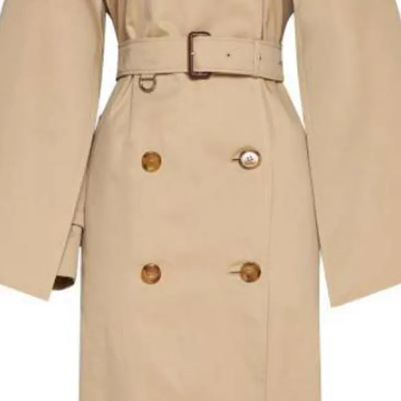 Burberry Gabardine Trench Coat 'Honey'-2