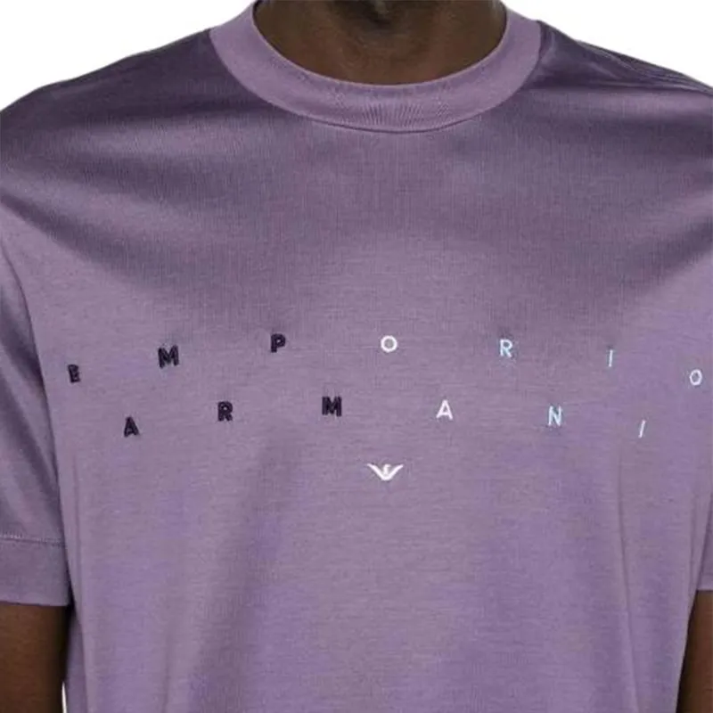 EMPORIO ARMANI T Shirt Men's Purple-4