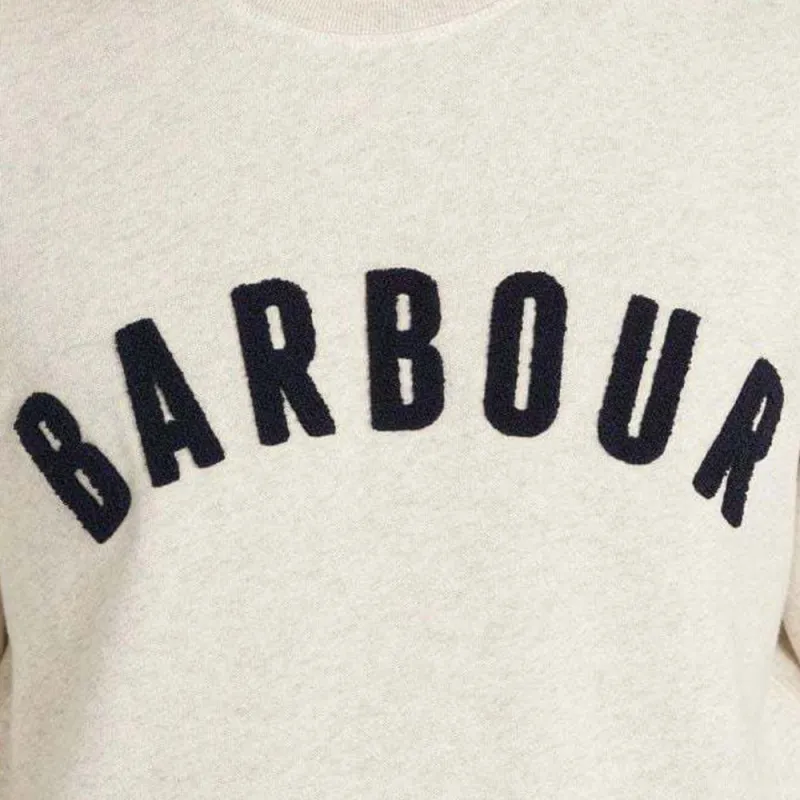 BARBOUR Flocked logo Long sleeve T shirt-3
