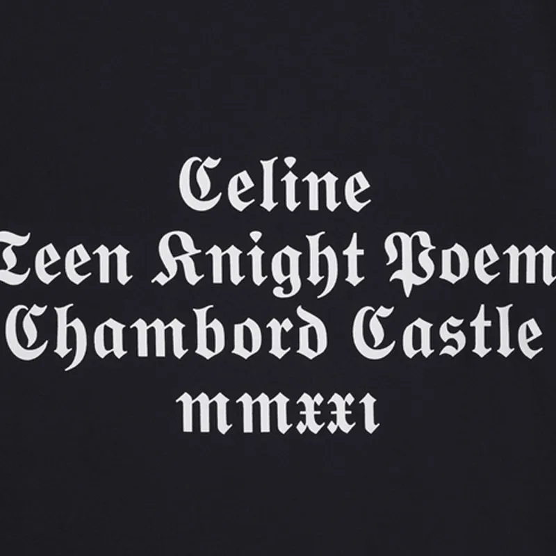 CELINE T Shirts Men Black-4