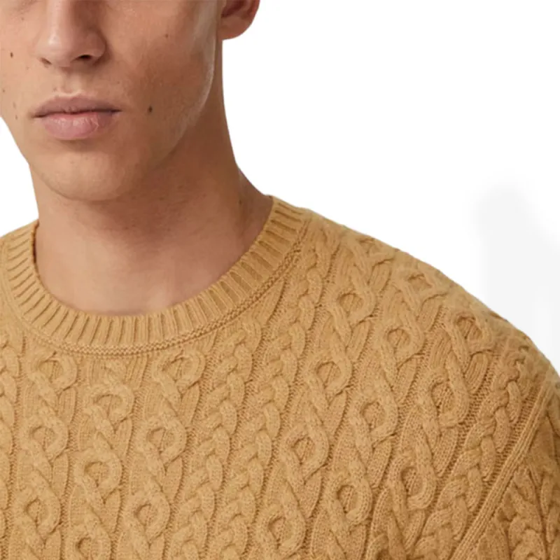 Burberry Cashmere Sweaters Men Yellow-4