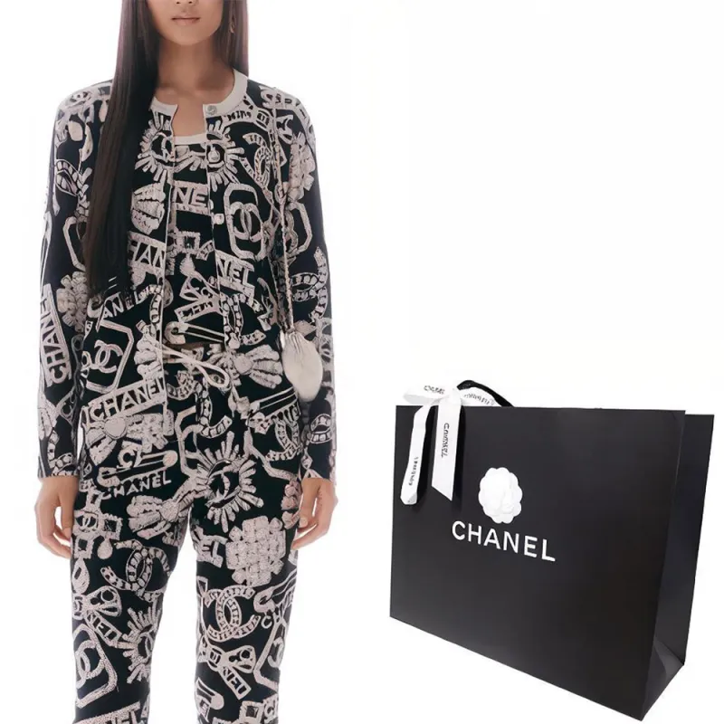 CHANEL 23N Knitwear Women's Black-1