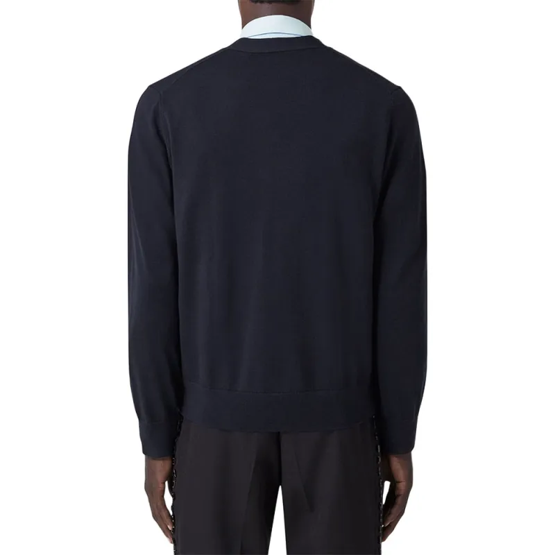 Burberry FW22 Knitwear Men's Navy Blue-2