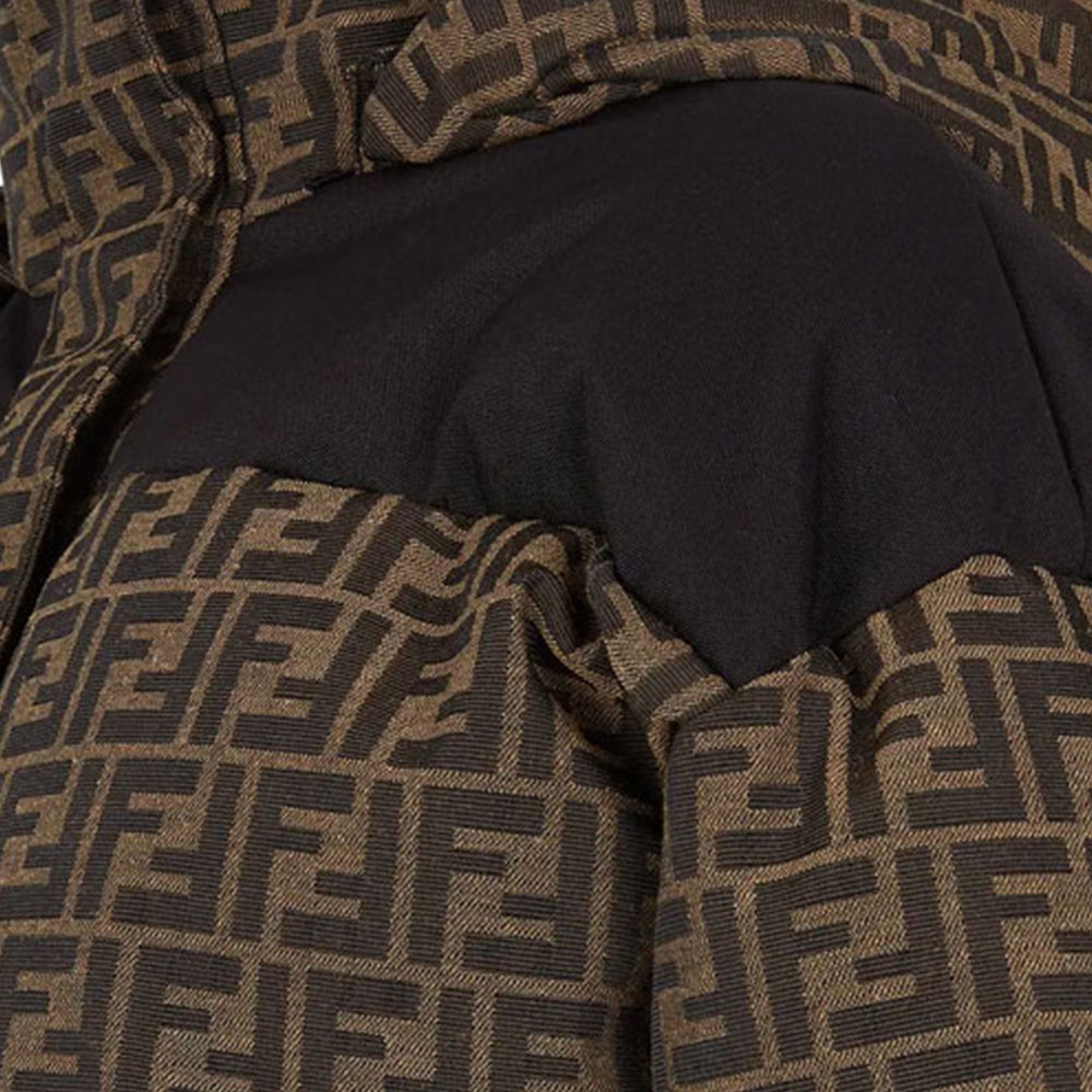 FENDI Down Jackets Women's Brown - POIZON