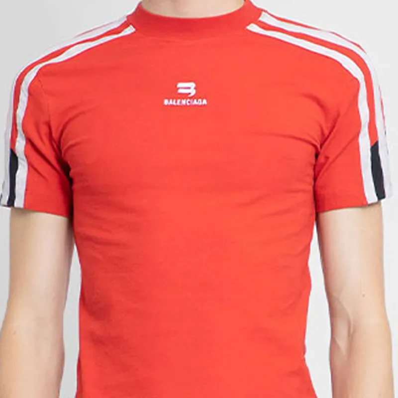 Balenciaga FW22 T-Shirt Slim Fit Men's Red-5