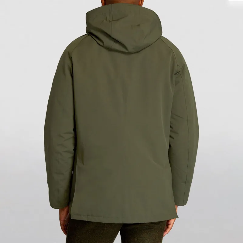 BARBOUR Button-Up Hooded Jacket-4