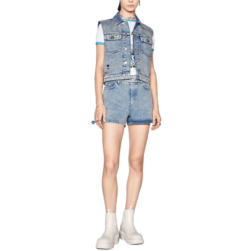 DIOR Sleeveless Jacket 'Blue'-2
