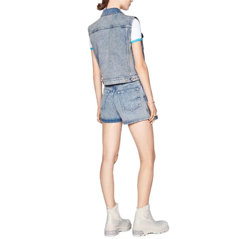 DIOR Sleeveless Jacket 'Blue'-3