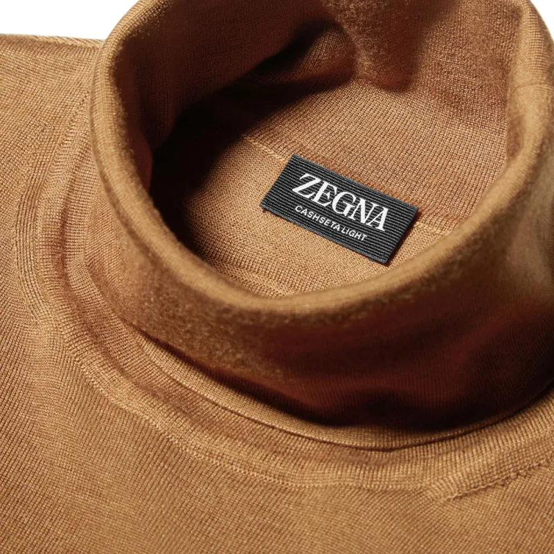 Zzegna Roll Neck Knit Jumper-4