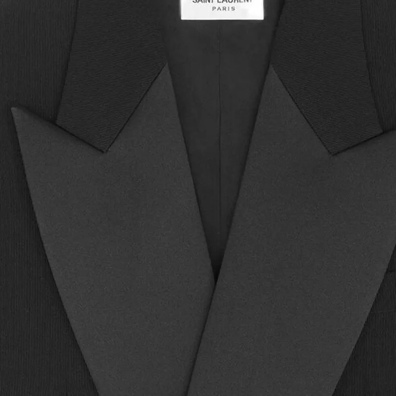 SAINT LAURENT FW22 Business Suits Coats Women's Black-4