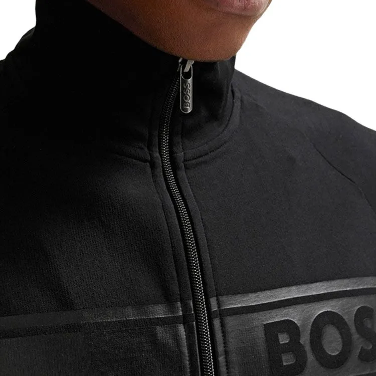 HUGO BOSS Flocked Track Jacket-5