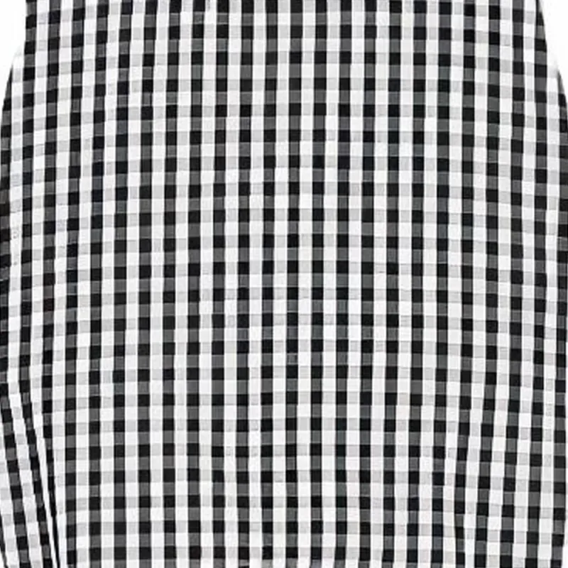 Burberry Scarf Detail Gingham Mini Skirt 'Black Ip Pattern'-5