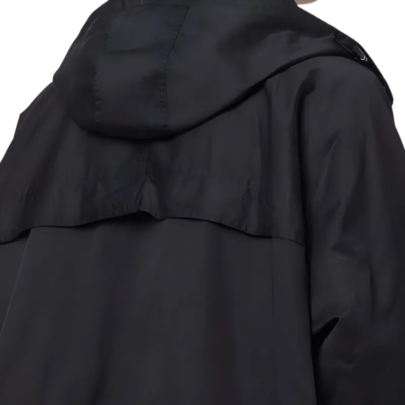 Balenciaga Parka Coats Men's Black-5