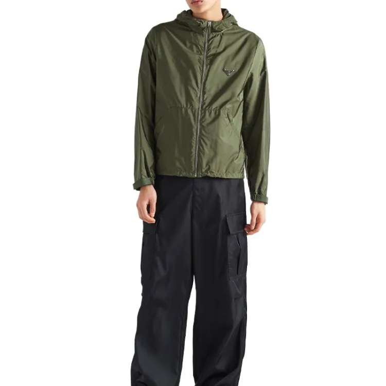 PRADA Re-Nylon Jackets Men Olive L - POIZON PRADA Re-Nylon Jackets Men Olive L - POIZON