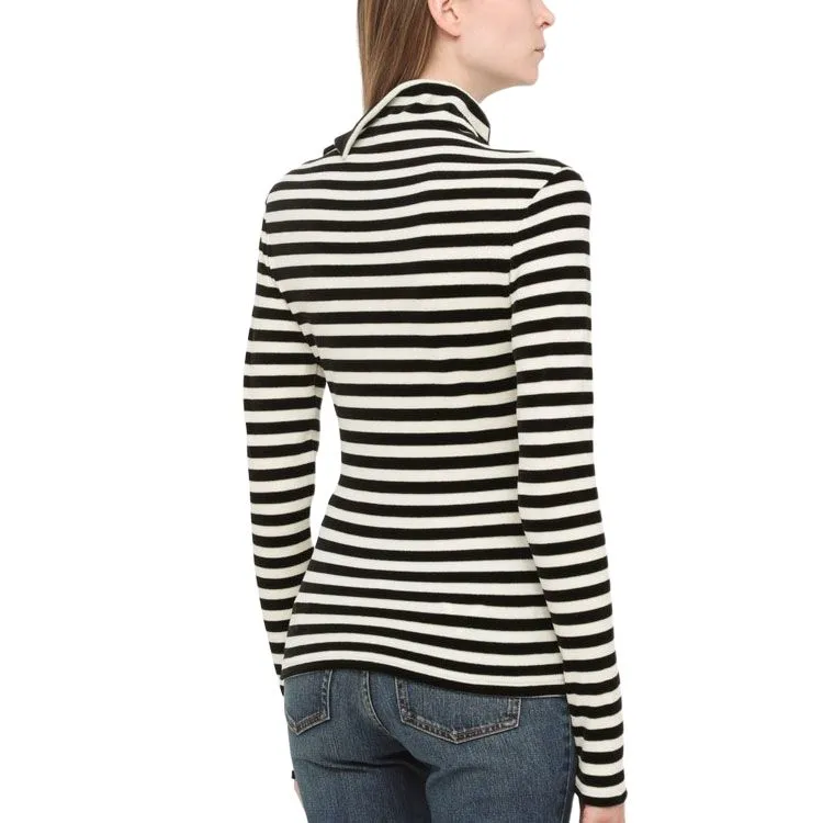 BALMAIN Striped Long-sleeve Top-6