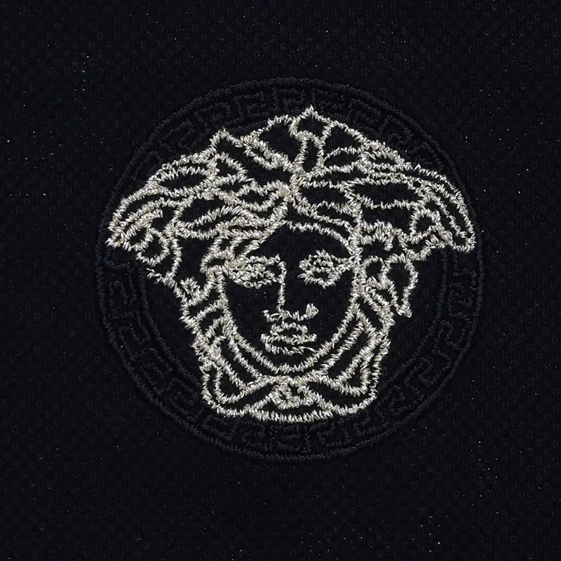 VERSACE VERSACE FW22 Polo Shirt Men's Black-6
