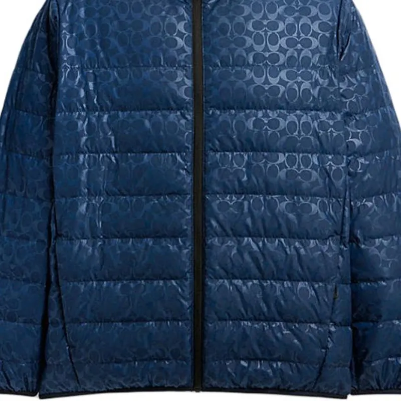 COACH FW24 Down Jacket Men's Blue-5