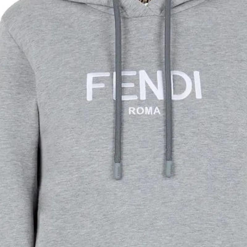 FENDI Logo lettering Hoodie-5