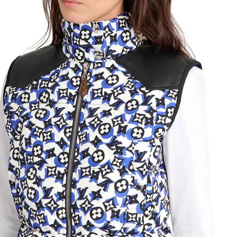 LOUIS VUITTON New Quarterly Products Of LV Vest Women's Blue-4