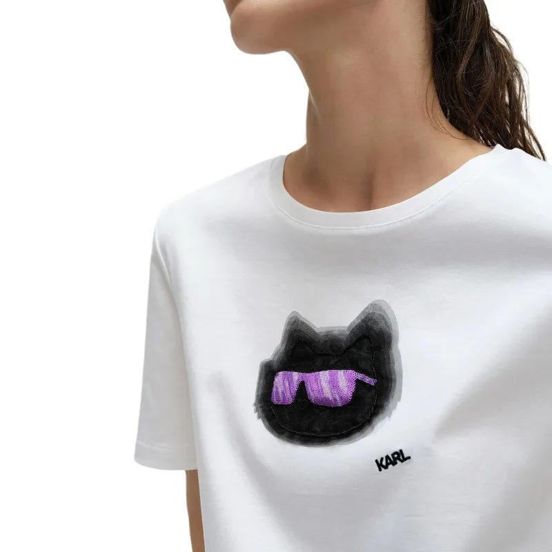KARL LAGERFELD T Shirt Women's White-4