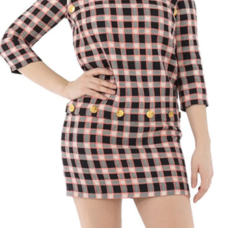 GUCCI Long Sleeved Dress Women's Black-2