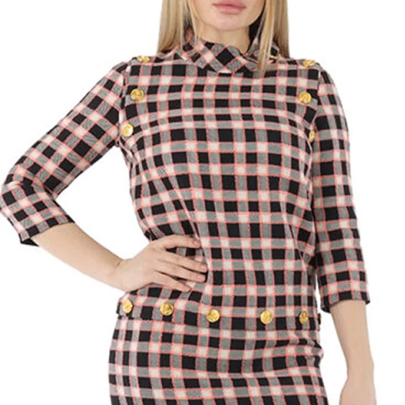 GUCCI Long Sleeved Dress Women's Black-1