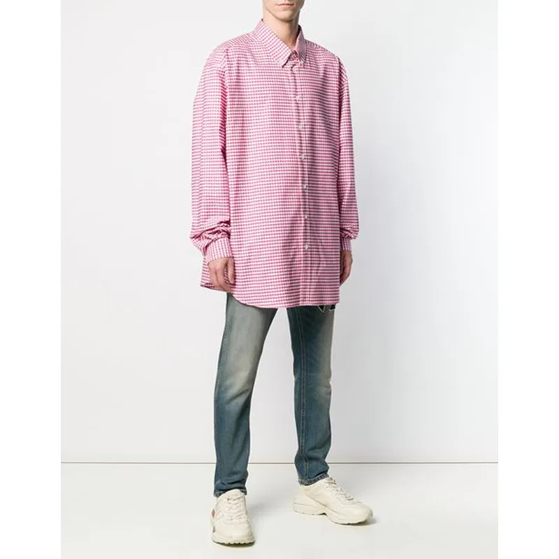 GUCCI Shirts Men Pink-1