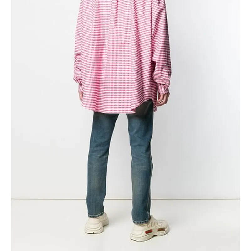 GUCCI Shirts Men Pink-3
