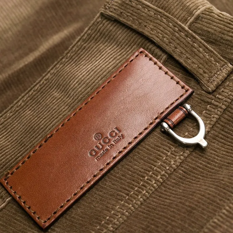 GUCCI FW21 Casual Pants Men's Khaki-5
