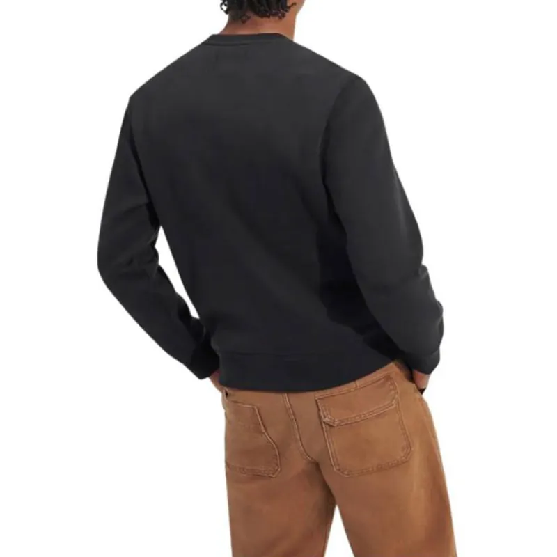 UGG Becker Uggfluff Logo Crewneck Sweatshirt Men's Gray-1