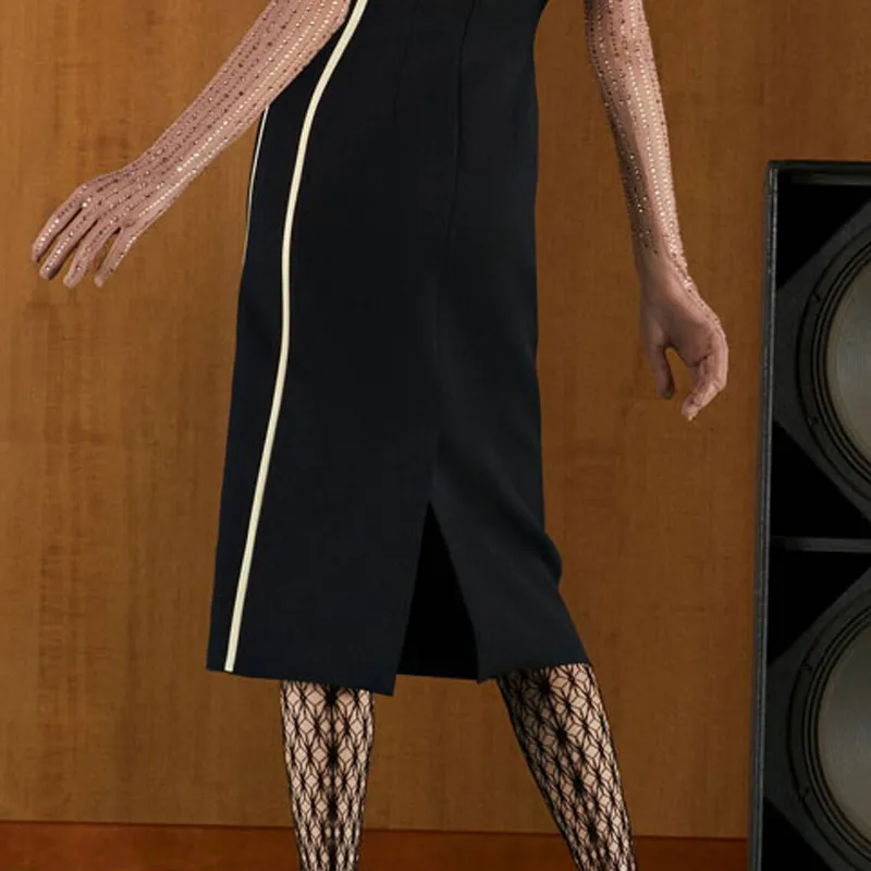 GUCCI SS22 Sleeveless Dress Women's Black-4